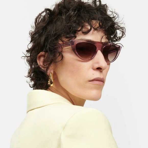 BRAND NEW Celine CL40228I 93B Green Grey Gradient Geometric Women Sunglasses - Picture 8 of 9